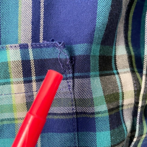 Patagonia Button Up Organic Cotton Plaid Shirt - Picture 9 of 12